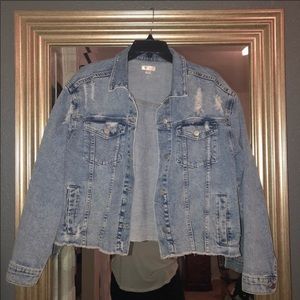 Distressed Jean Jacket
